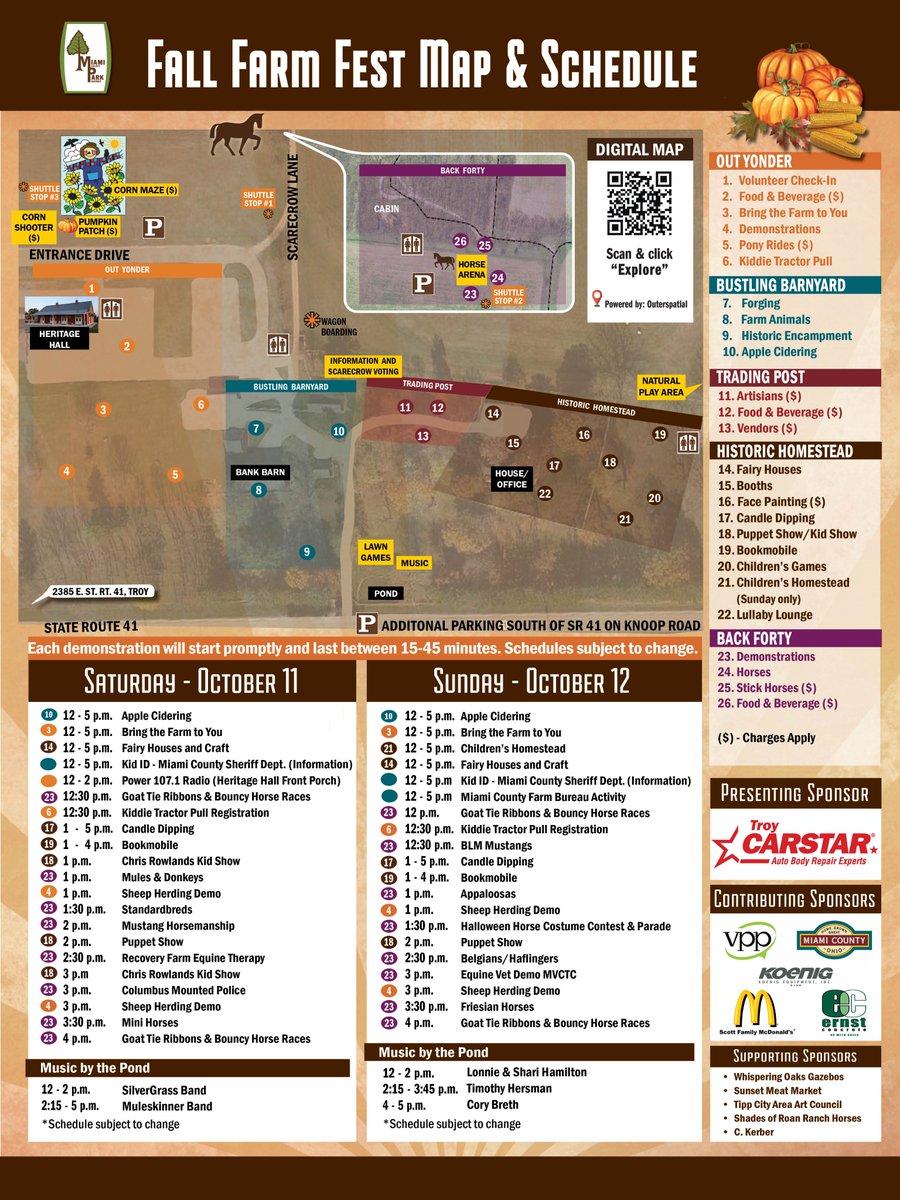 MiamiCoParks's tweet image. October 11 &amp;amp; 12 at Lost Creek Reserve, Troy.