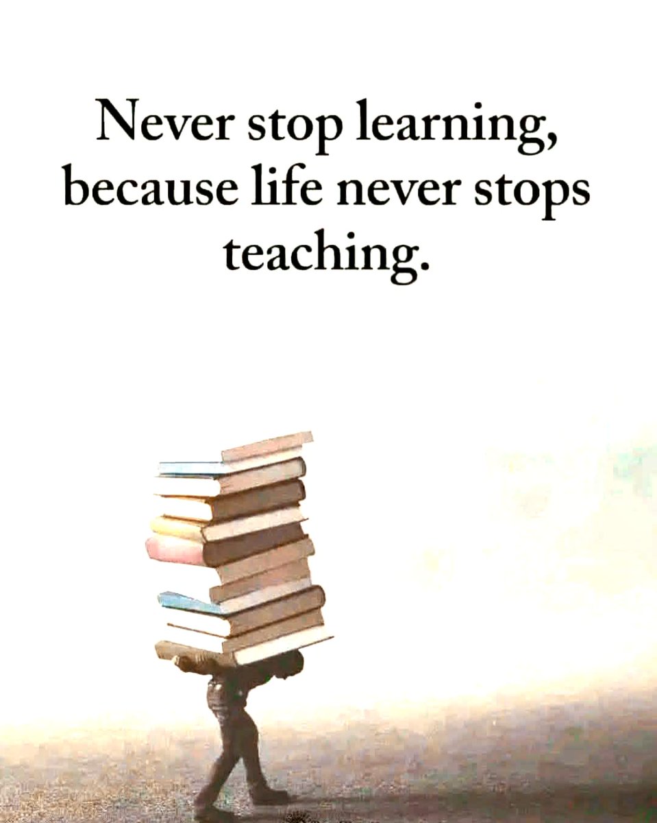Introvert917's tweet image. जिंदगी में सीखना कभी भी मत छोड़ो
क्योंकि ज़िंदगी भी हमें हर
रोज सिखाती रहती है
जिंदगी कभी भी सिखाना
कभी नहीं छोड़ती
हर गलती एक सबक है
हर गलती एक अनुभव है
हर गलती एक आकलन है
हर दिन एक नया अध्याय है
जो निरन्तर सीखता रहता है
वही निरंतर आगे बढ़ता रहता है
#GoodMorning