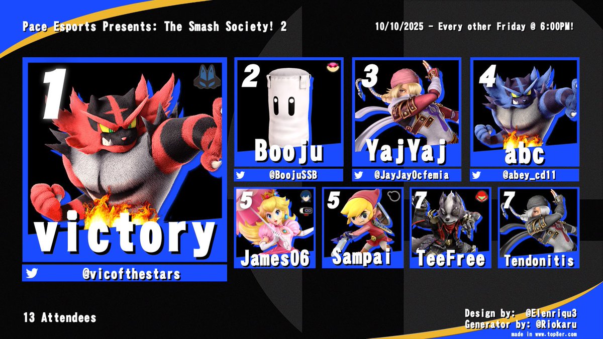 Pace Esports Club Presents: The Smash Society! tweet media