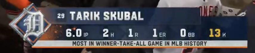 Whitediculous's tweet image. This is a Championship Line.

Tarik Skubal is ready to lead this team to a Championship.

Kerry Carpenter. Riley Greene. Spencer Torkelson. Dear God.

As a Royals fan, this hurts.

There is no team in baseball like the Detroit Tigers. 

#RepDetroit