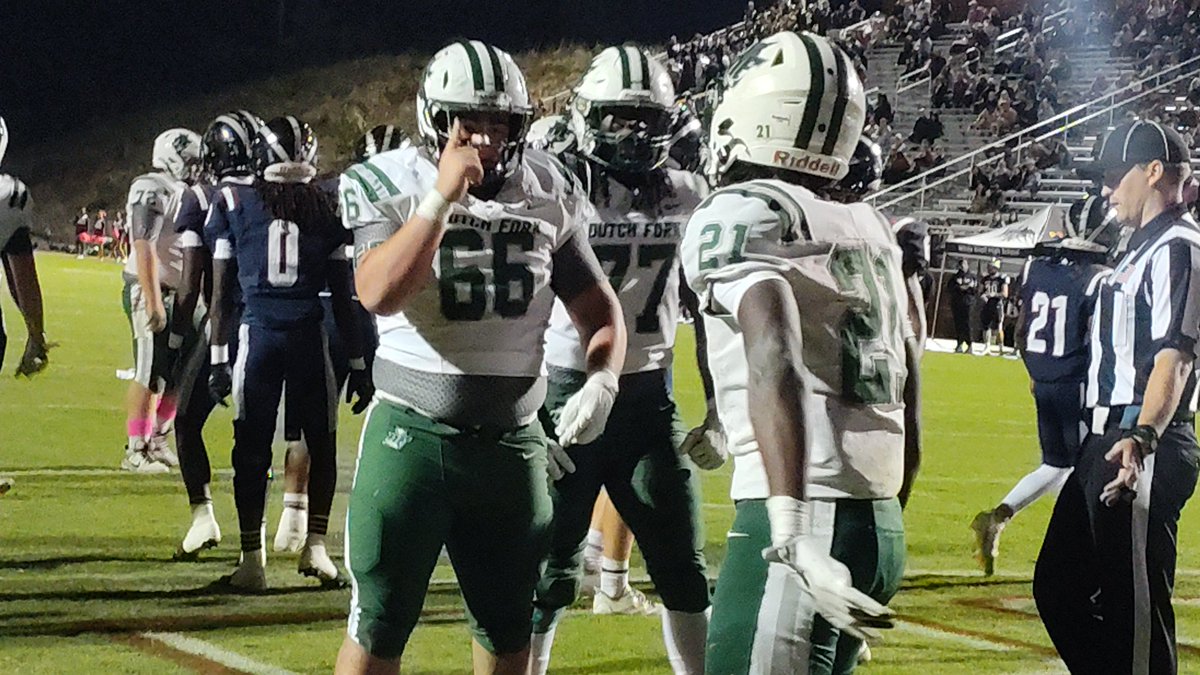 <a href="/dfhsfootball/">Dutch Fork Football</a> 41, <a href="/KnollFootball/">White Knoll Football</a>
24 (Final) Silver Foxes score 21 unanswered points in 4th quarter to rally from 24-20 deficit. Quinton Wilson - 3 rushing TDs &amp; <a href="/jaxonknotts12/">Jaxon Knotts</a> - 3 TDs (2 passing to <a href="/Stone_Furrey/">Stone Furrey</a> &amp; 1 rushing) for Silver Foxes. Jhais McKiever - 3 rushing TDs for WK