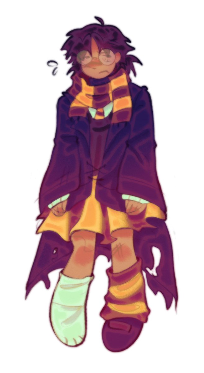 elafithro's tweet image. transmasc harry but hes fem presenting 1st year wnd miserable #harrypotter #hp