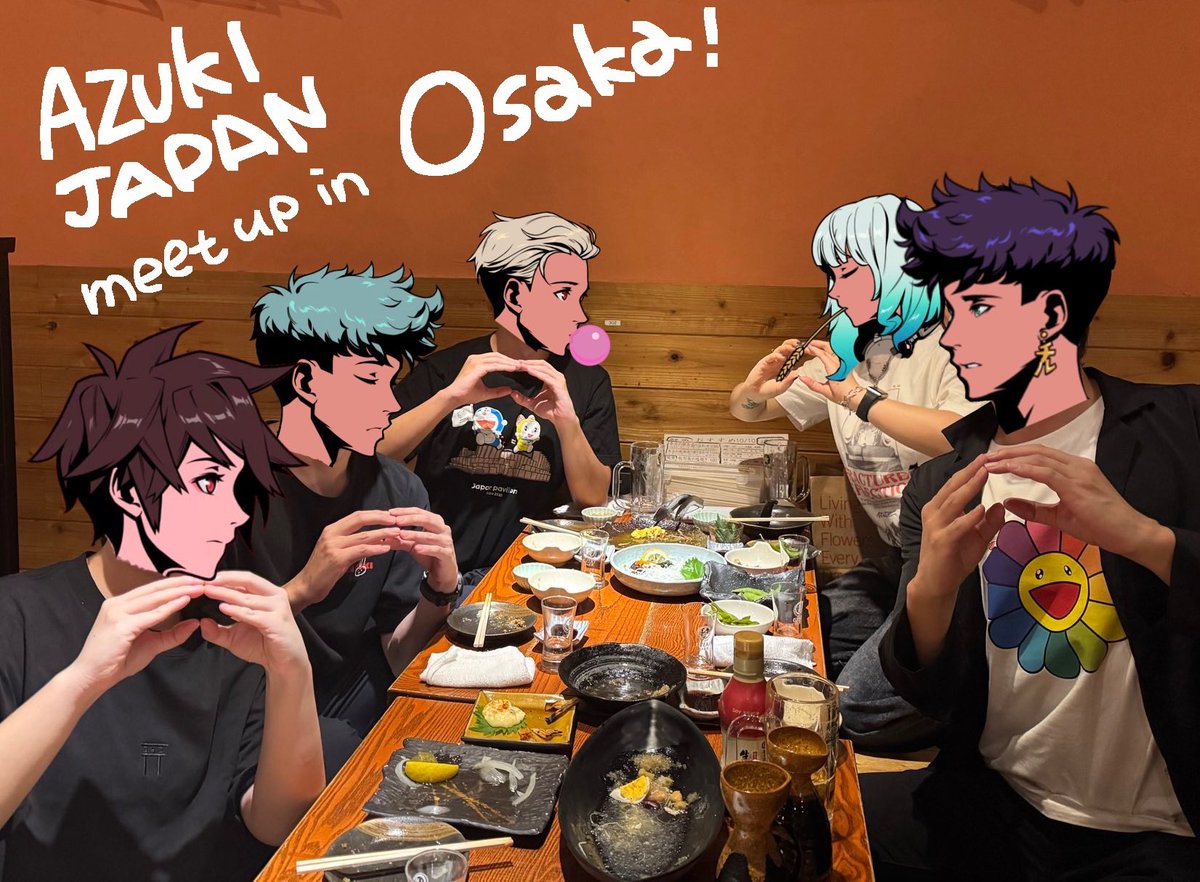 YQCre8's tweet image. Last night was the AZUKI Japan meetup in Osaka🫶🏻

Had some super deep conversations, lol. It was so much fun, and I feel so lucky to have friends like these! Feeling motivated to keep pushing forward and want to make Japan even more exciting with everyone!
@AZUKIJapan IKZ⛩🇯🇵٩(…