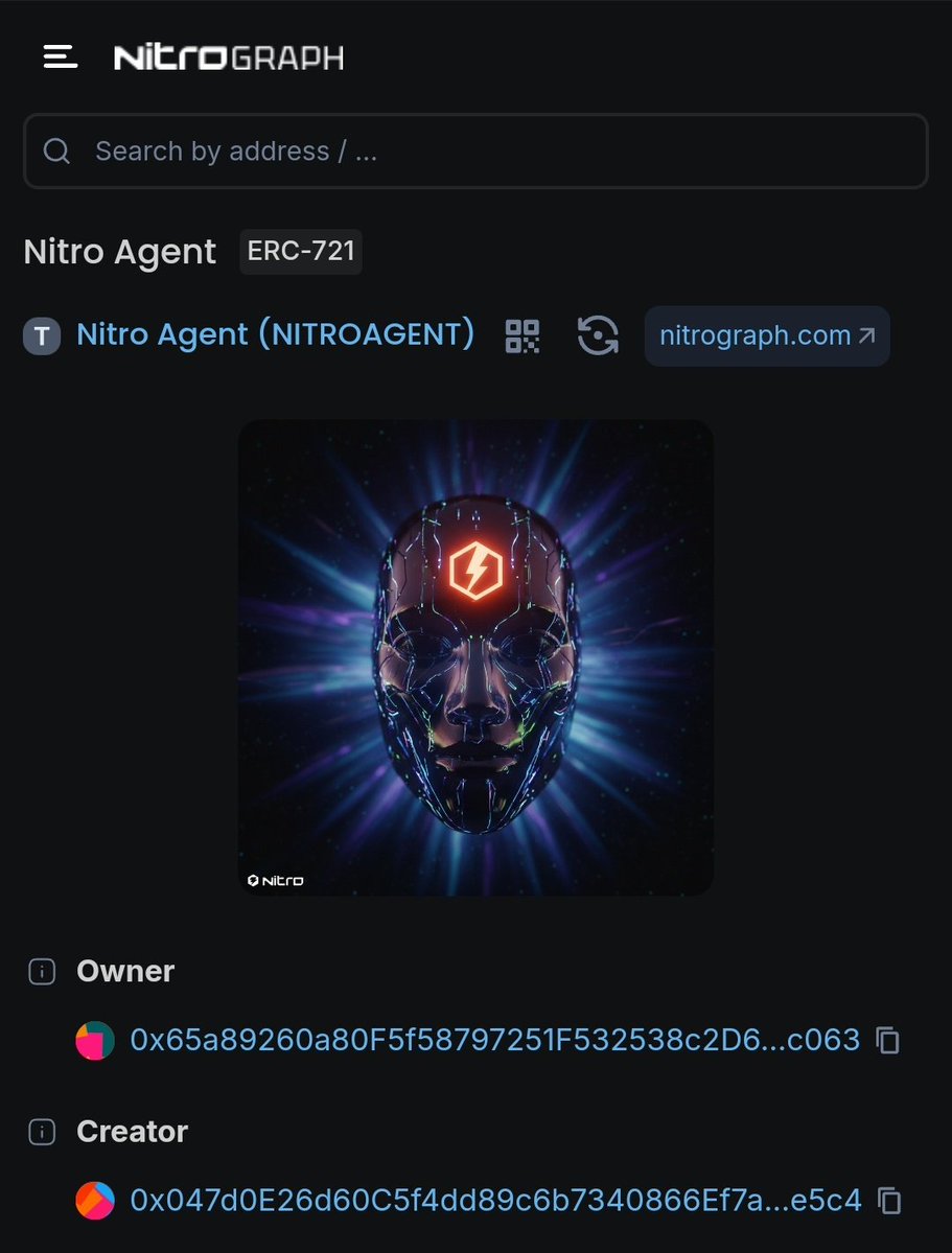 Seam_Official1's tweet image. 𝗘𝗺𝗯𝗿𝗮𝗻𝗰𝗲 𝗧𝗵𝗲 𝗙𝘂𝘁𝘂𝗿𝗲 𝗝𝗼𝗶𝗻 @Nitrograph's 𝗔𝗜 𝗔𝗴𝗲𝗻𝘁 𝗥𝗲𝘃𝗼𝗹𝘂𝘁𝗶𝗼𝗻
The world of AI Agents just got a serious upgrade. @Nitrograph is not only building the economic layer for AI Agents they are empowering creators and contributors to be a part of…