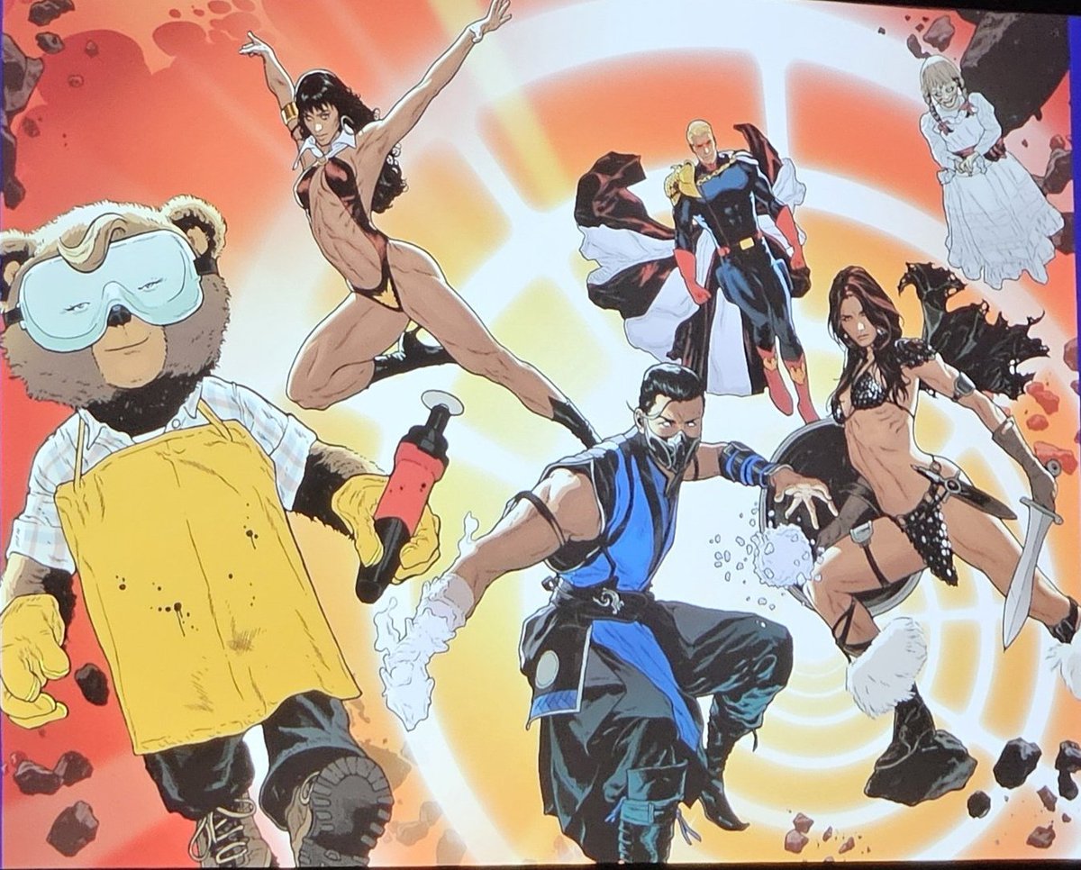 game_oxygen999's tweet photo. Sub Zero de #MortalKombat, Vampirella, Sonya La Roja, Homelander de #TheBoys y hasta la Muñeca Anabelle, se unen a #DCCOMICS !!! 😱

El evento #DCKO cada vez se pone más loco e interesante!! 🔥 https://t.co/ZrePXKxCzd