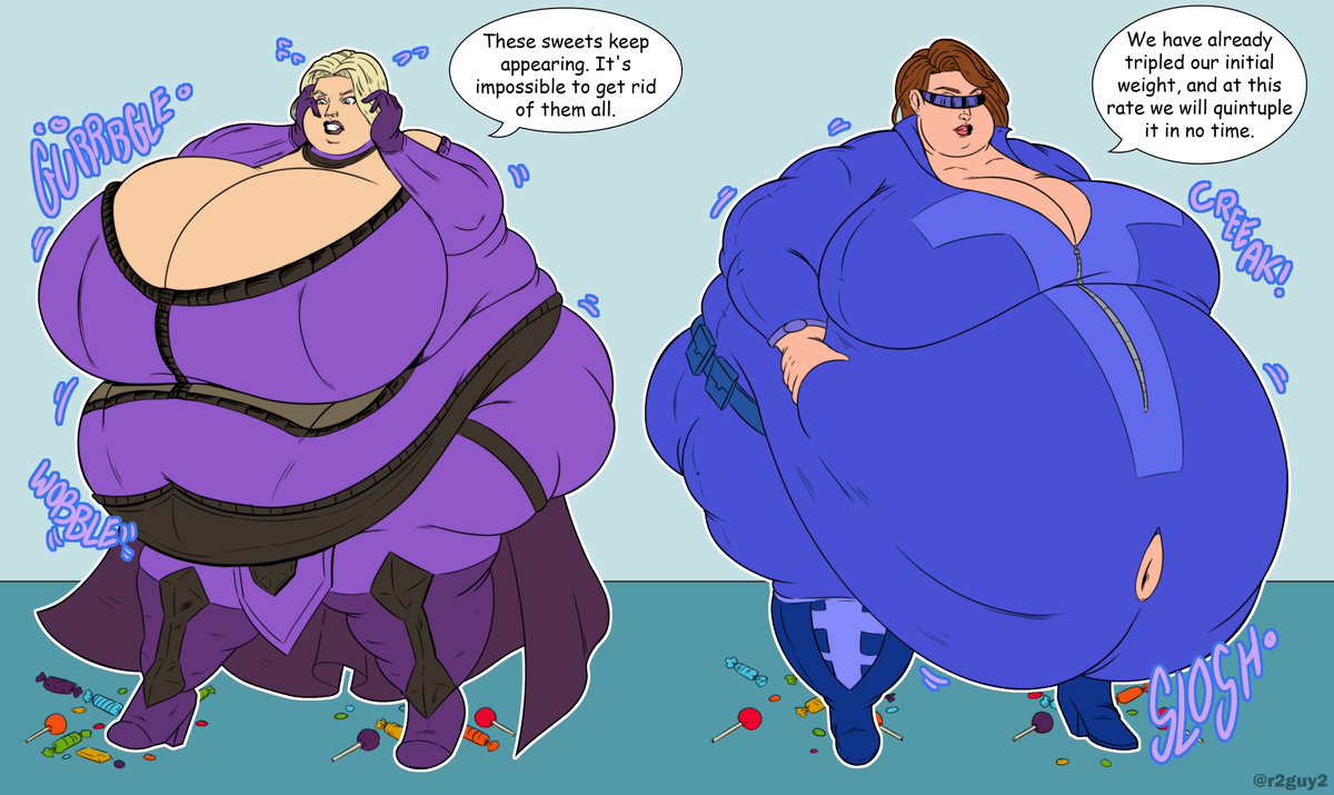 A commission done for @/FUDAswells of deviantart #drawing #Commission #fatart #fatgirl #obese