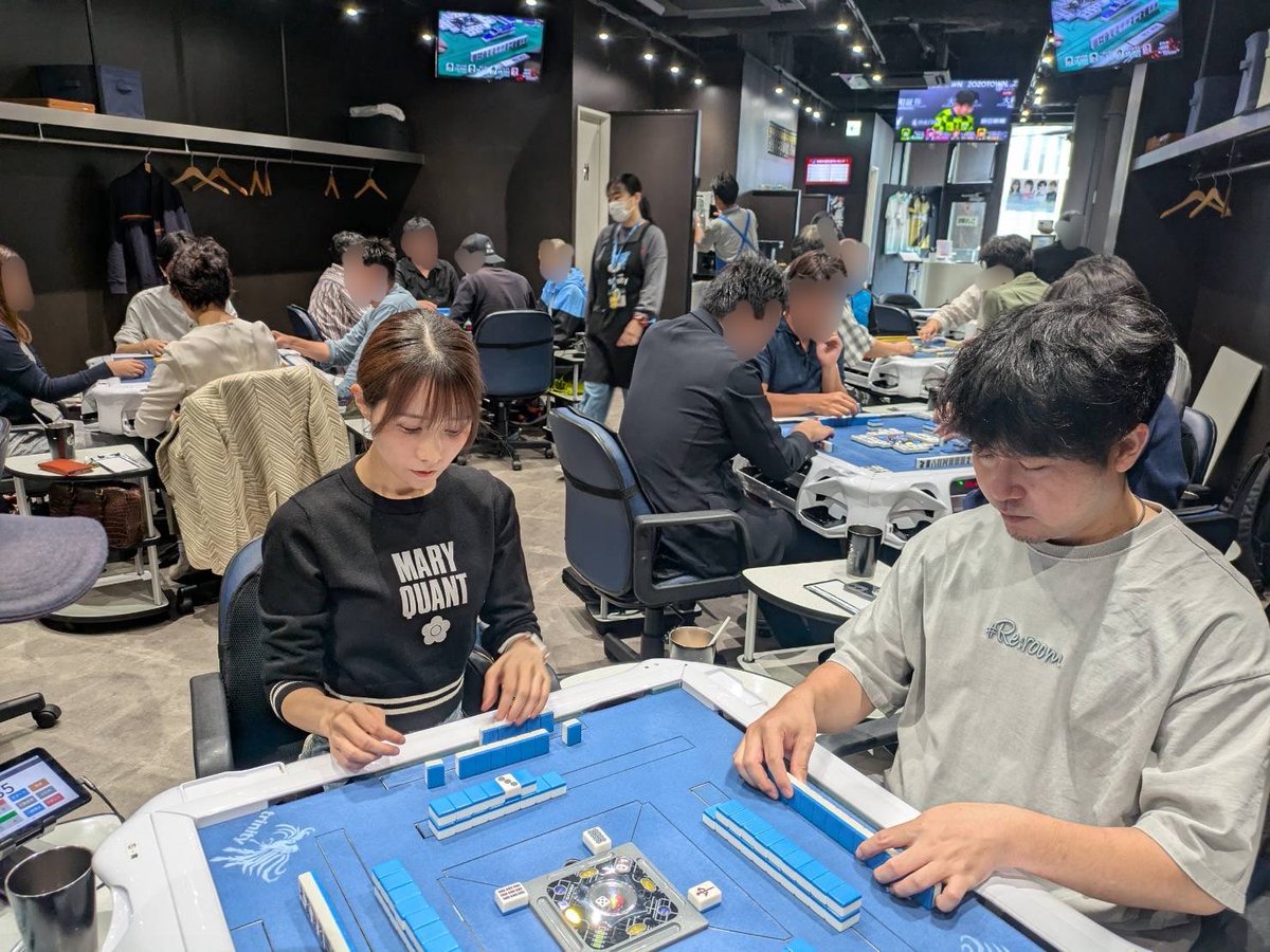 おはようございます🙇 昨日は伊達朱里紗プロと下石戟プロがMリーグ前の