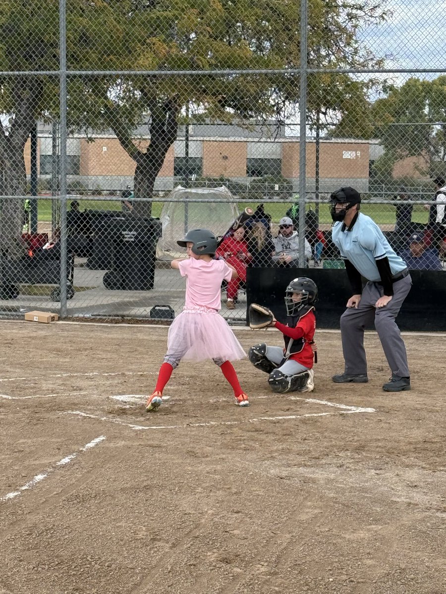 The boys played in a Halloween tournament today and dressed up as the Rockford Peaches from A League Of Their Own. 🤣