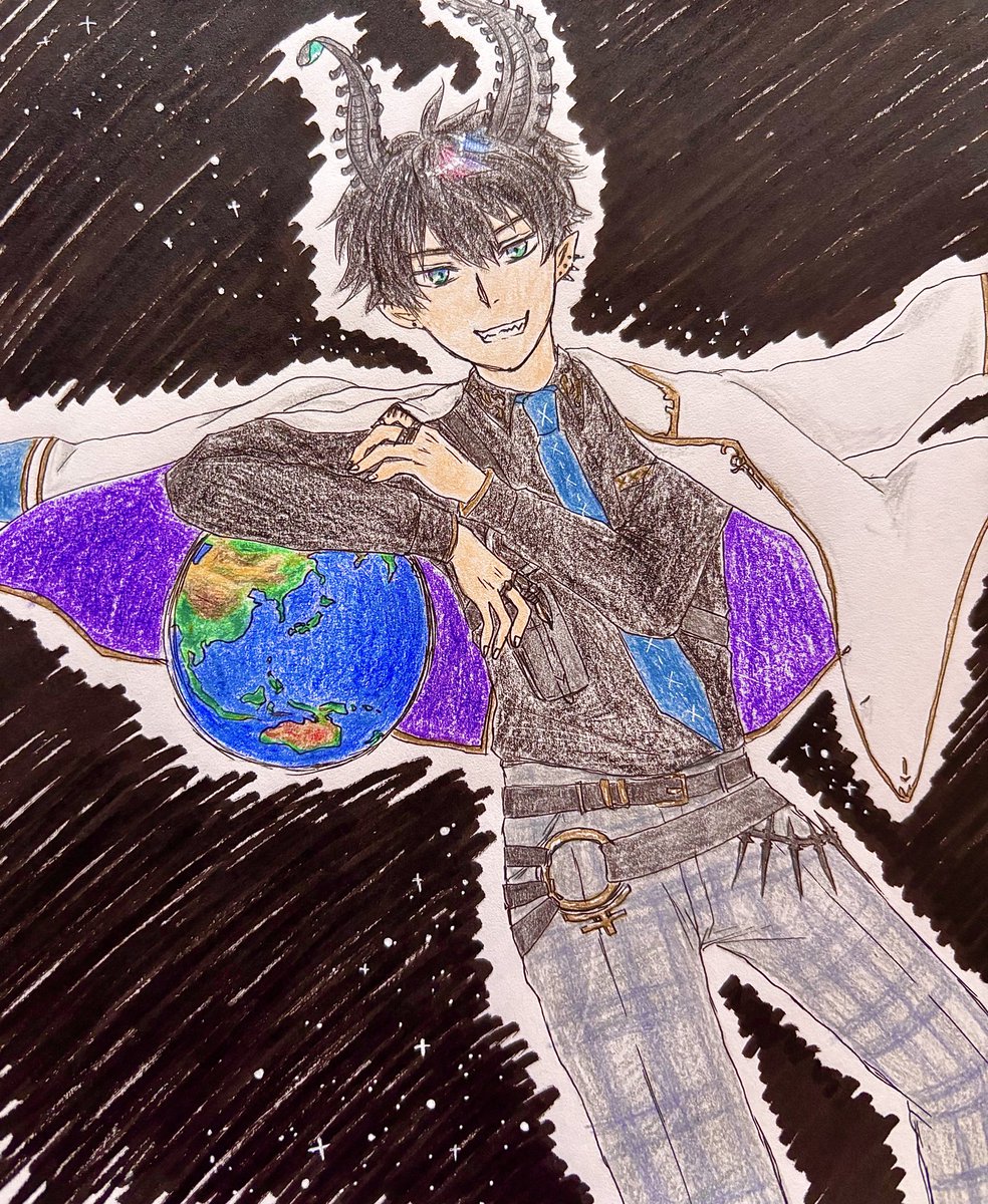 tom03rider's tweet photo. #RenSpaceWeek
素敵なタグだったので思いついたまま描いたもの。
レンくんが笑ってるとこ配信で見るだけで、にこにこできます。いつもありがとうエイリアンプリンス。
#RenZottoArt https://t.co/RxSxVQrCBB