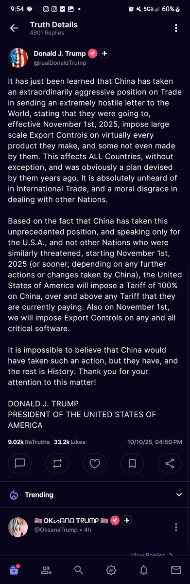 I4m166's tweet image. @realDonaldTrump 🐫 . . . . . 💨 
&quot;#Possible = Isbe.&quot; P, L, &amp;amp; Os. = &quot;L.O.S.(#LineOfSight-Tariffs ✅️ @CryptoYeo) P.S. I Be... = ...Possible = (#VS) OP. Lies &amp;amp; #BS!!!&quot;