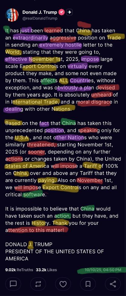 I4m166's tweet image. @realDonaldTrump 🐫 . . . . . 💨 
&quot;#Possible = Isbe.&quot; P, L, &amp;amp; Os. = &quot;L.O.S.(#LineOfSight-Tariffs ✅️ @CryptoYeo) P.S. I Be... = ...Possible = (#VS) OP. Lies &amp;amp; #BS!!!&quot;