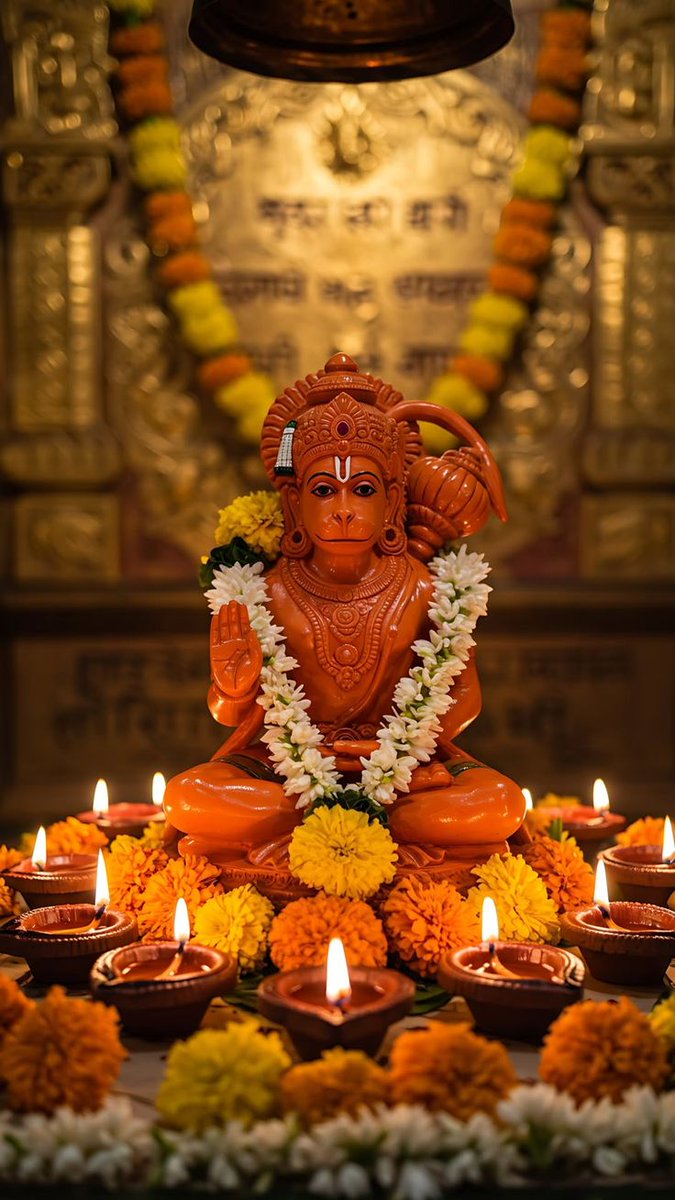 its_doraemmon's tweet image. 🔱
🚩ॐ नमो हनुमते रुद्रावताराय विष्णु प्रियं भक्तवत्सलाय नमः।🚩🚩
🚩जय बजरंगबली 🚩
जय श्री राम नाम के गायक, संकट मोचन, शक्ति और समर्पण के प्रतीक 🙏
आपकी कृपा से ही मनुष्य हर भय और बाधा से पार पाता है।
सदा हमारे रक्षक बनकर साथ रहिए प्रभु 💫
#GodMorningTuesday
शुभ प्रभात साथियों