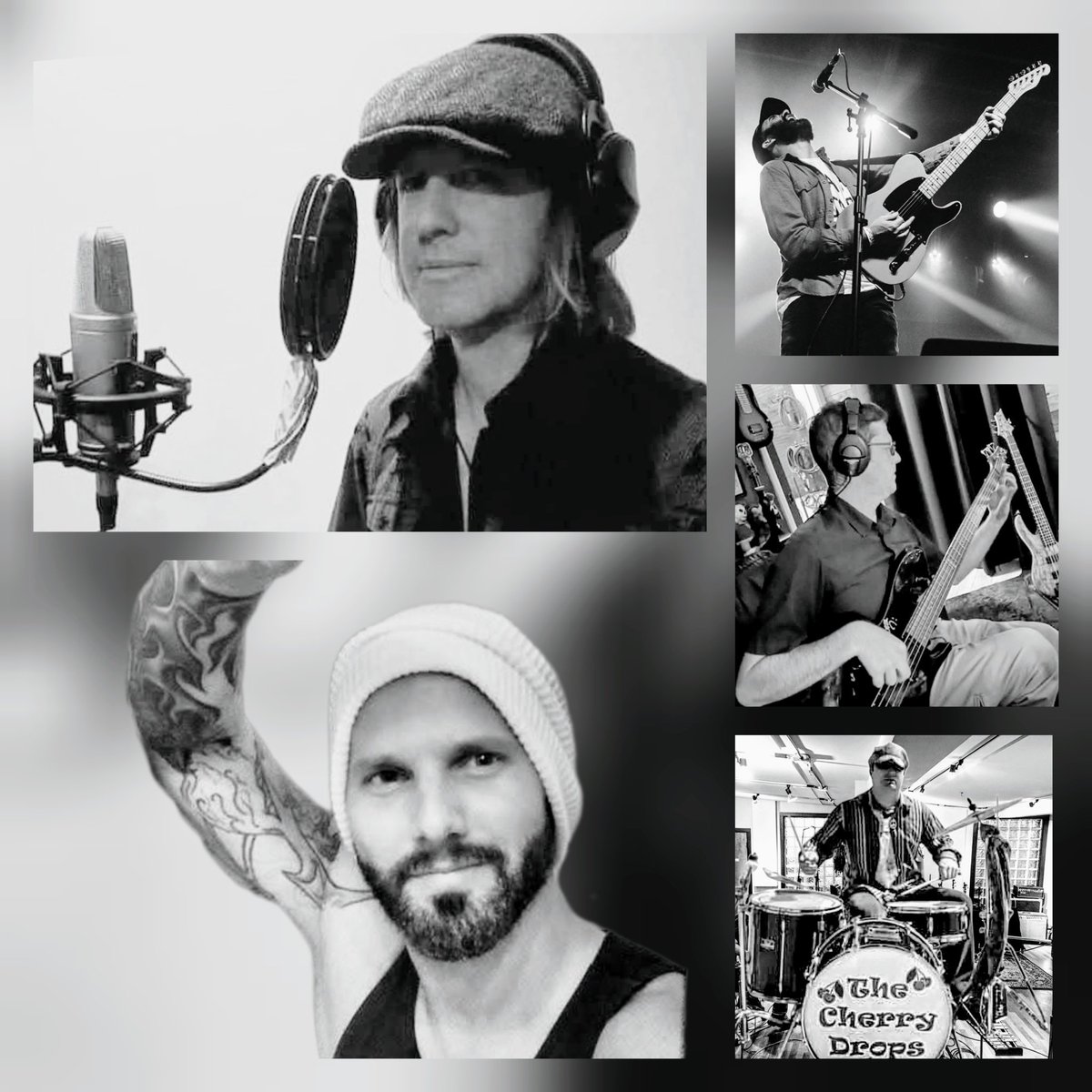 PyramidDJs's tweet image. ***The Cherry Drops news:  In the recording studio today working on a few new tunes. We're finishing up a song called "Mystical Day" co-written and recorded with co- vocals by Matt Corey of Los Angeles' Vinyl Candy band.
