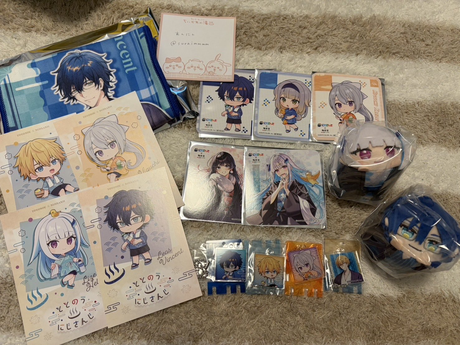 にじさんじ 極楽湯 もちころりん エクス・アルビオ にじさんじ×