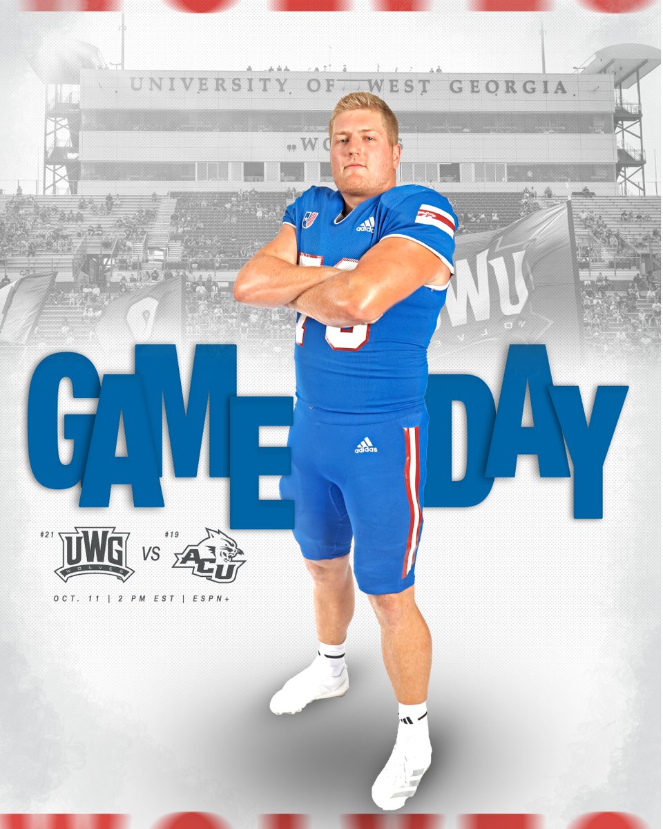 Feel that? Feels like Gameday!

🏈: #19 Abilene Christian
⌚️: 2 PM
📍: Carrollton // University Stadium
📺: ESPN+
📻: KISS 102.7
🎟️: uwgathletics.com/tickets

#BuiltForMore