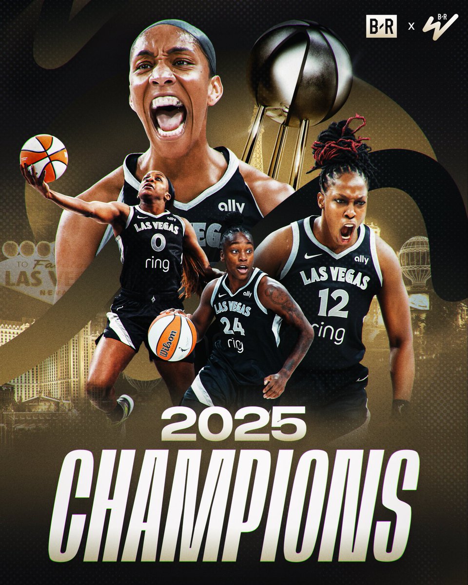 BleacherReport's tweet image. PULL OUT THE BROOMS 🧹

ACES WIN THE WNBA CHAMPIONSHIP 🏆

3rd title in 4 years. Dynasty Declared.