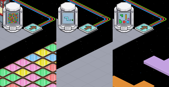 📣 Los juegos WIRED Arcade "Flood-it", "Snake" y "Tetris", abren sus puertas en #Habbo. ¡Podrás ganar hasta 3 placas! 🎮

➡️ Conoce los detalles en nuestra noticia: habtium.es/news/19856