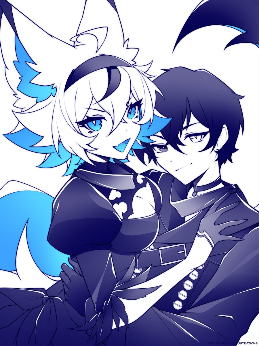 ♡⃛Spica♡⃛ Couple Cosplay 🩵✍🏻