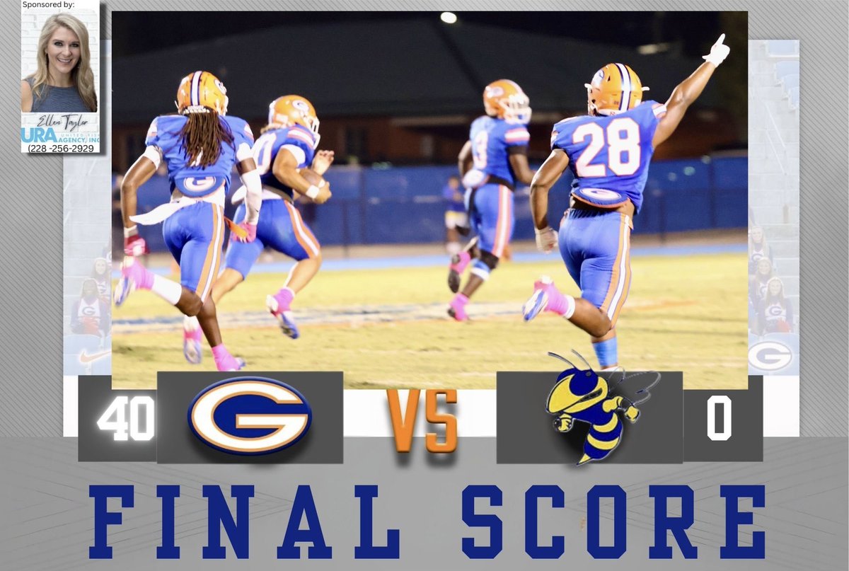 FINAL SCORE 
Admirals 40 - 0 St. Martin 

Sponsored by Ellen Taylor- United Risk Insurance

#Hooyah | #OneGPT