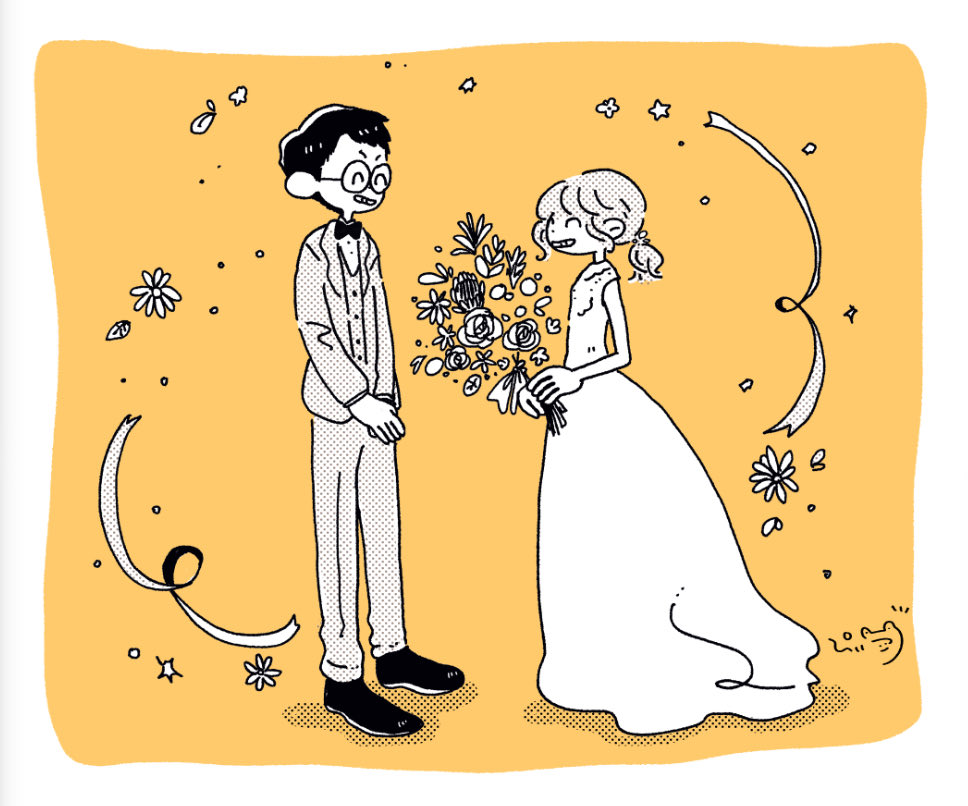 p_kosori's tweet photo. ウェディングのイラスト💐

 #illustration #イラスト https://t.co/L6Hm7Xquaf