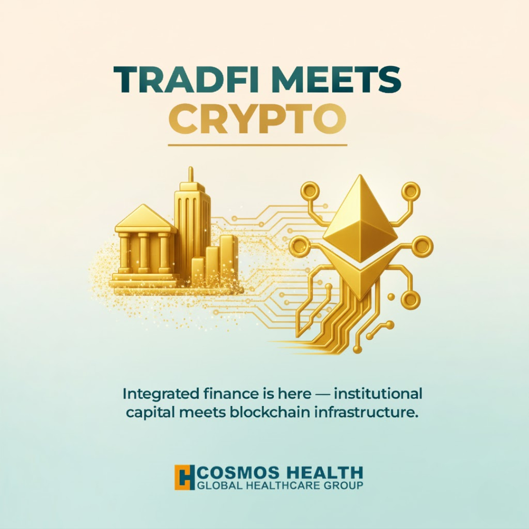 CosmosHealthInc's tweet image. Traditional finance is merging with crypto at the infrastructure level.

More digital firms are acquiring asset management units to better serve institutional capital, a structural shift toward integrated finance. 🌐

✅ For Cosmos Health, this reinforces our ETH led treasury…