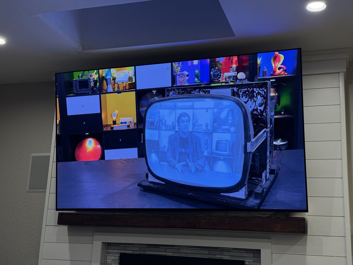 The Net Guy Reviews (@thenetguydotcom) on Twitter photo Watching you, on a 1960s television, on a modern 77â OLED, via gigabit fiber internet, talking about implosion đ„ risk from your TV is friggin awesome. Keep up the great work!
youtube.com/@technologycon⊠Watching you, on a 1960s television, on a modern 77â OLED, via gigabit fiber internet, talking about implosion đ„ risk from your TV is friggin awesome. Keep up the great work!
youtube.com/@technologyconâŠ