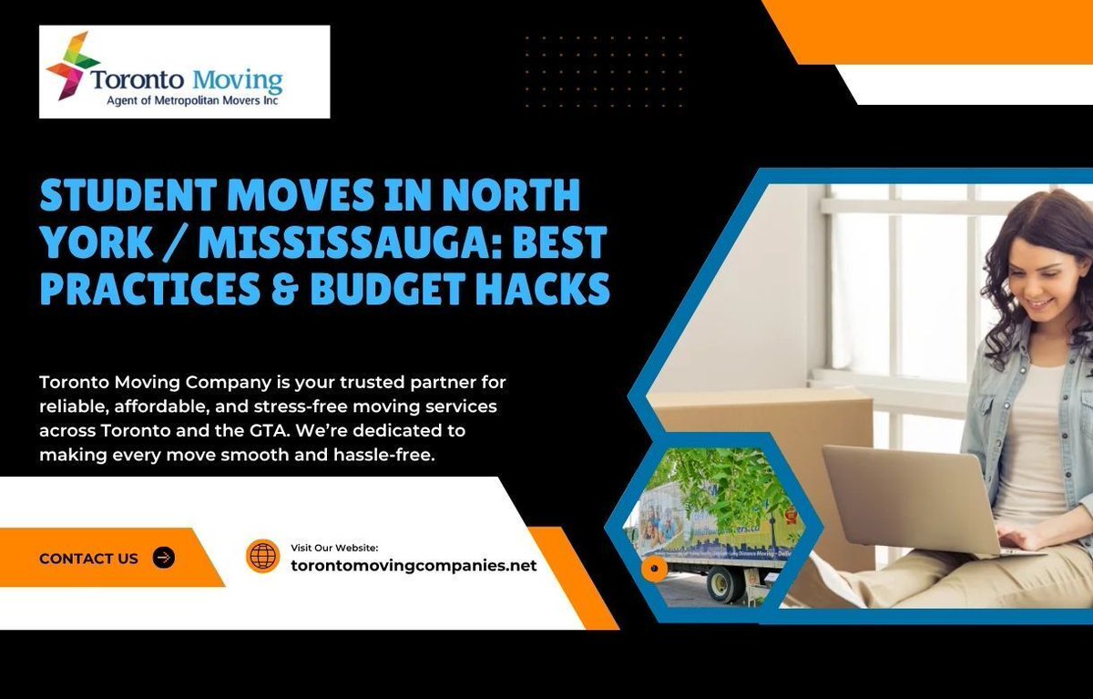 company_to94057's tweet image. 🎒 Moving to North York or Mississauga for school? Save time &amp;amp; money with Toronto Moving Company — experts in affordable student moves across the GTA. 🏫📦
👉 torontomovingcompanies.net

#StudentMoving #TorontoMovers #BudgetMove