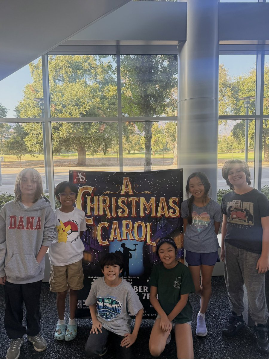 ‘A Christmas Carol’ child actors! Meet our 6 children, Zach, Ellie, Amber, Ethan, Magnus, and Ashton, all from AUSD schools: Dana Middle School, First Avenue Middle School, Highland Oaks Elementary, Baldwin Stocker Elementary, Longley Way Elementary, and Holly Avenue Elementary!