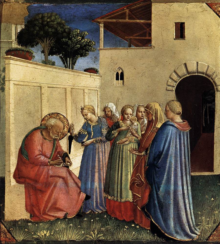 The Naming of St. John the Baptist #artbots #angelico