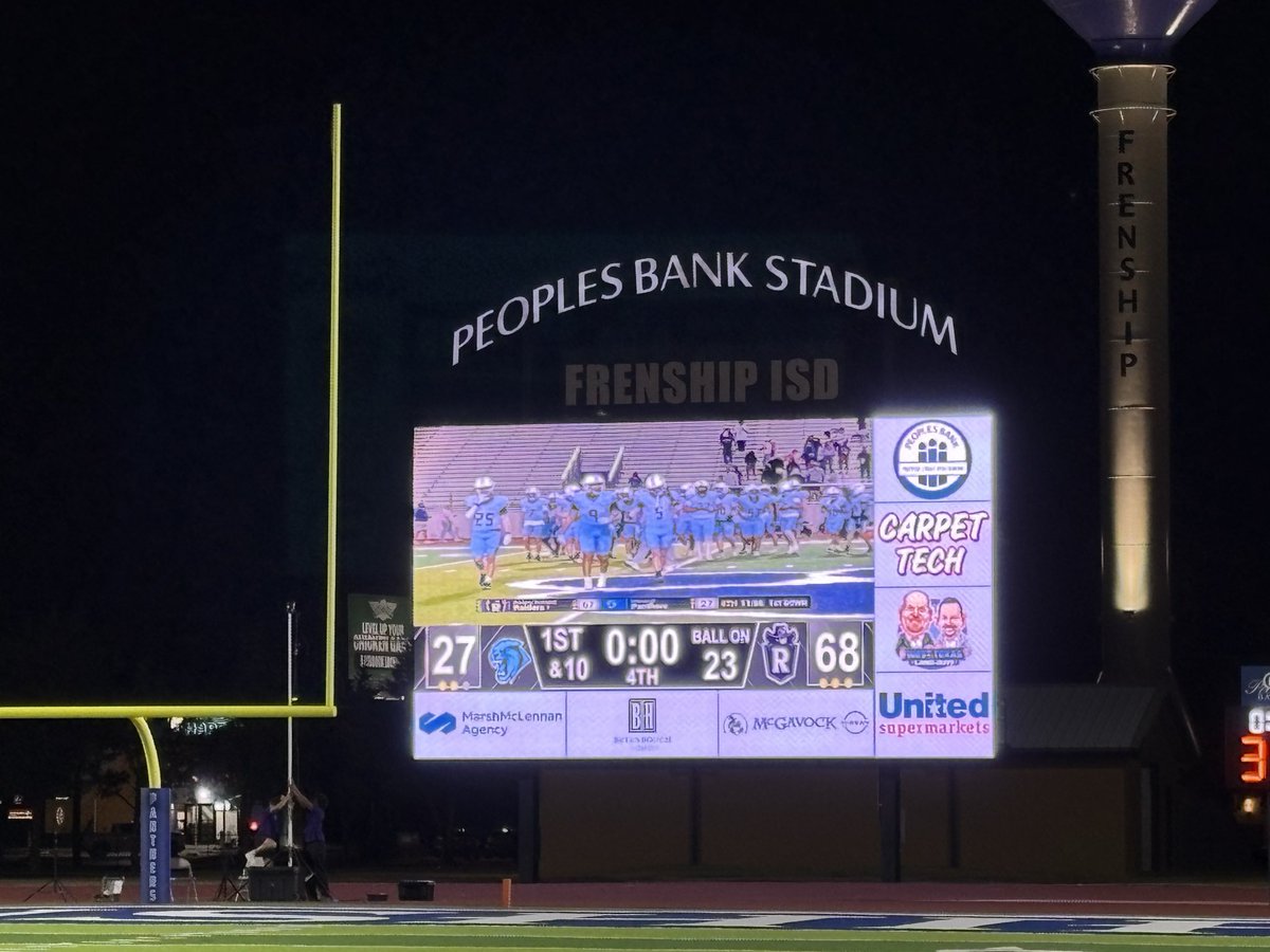 lutecroy's tweet photo. Heck of a night to be a Richland Raider! First varsity win in program history. I’m so proud of the foundation these young men and these coaches are laying at @RHSProsper!

#WeAreRichland https://t.co/GUbB6o3dtu