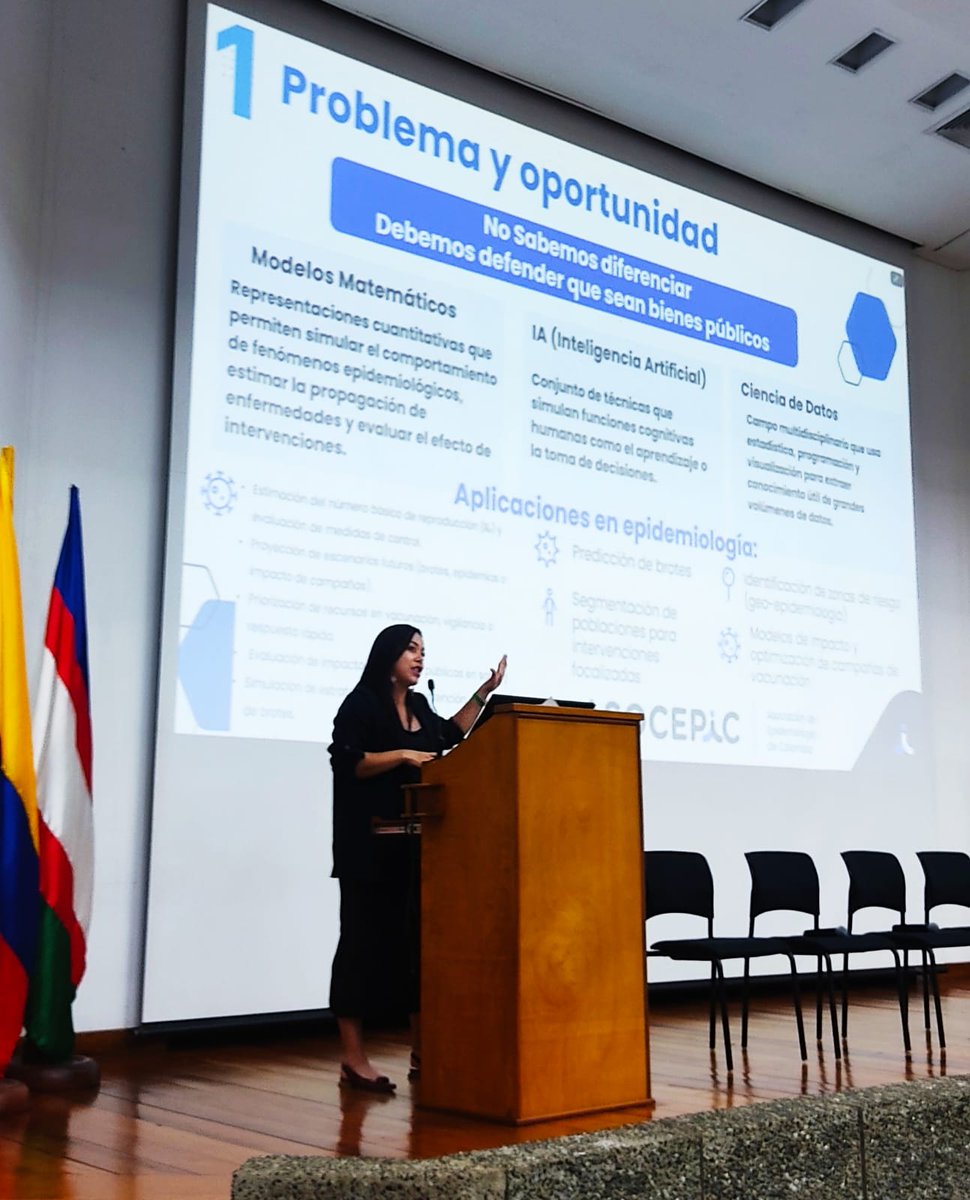 asocepic's tweet photo. La presidenta de la Asociación de Epidemiología de Colombia - ASOCEPIC, Silvana Zapata Bedoya,@solsilvanazb presentó durante la V Bienal de Salud Pública
Muchas gracias a Juan Eduardo por su voluntad de trabajar en equipo.
#SaludPública #Epidemiología #Prevención https://t.co/6iQMTphpJv