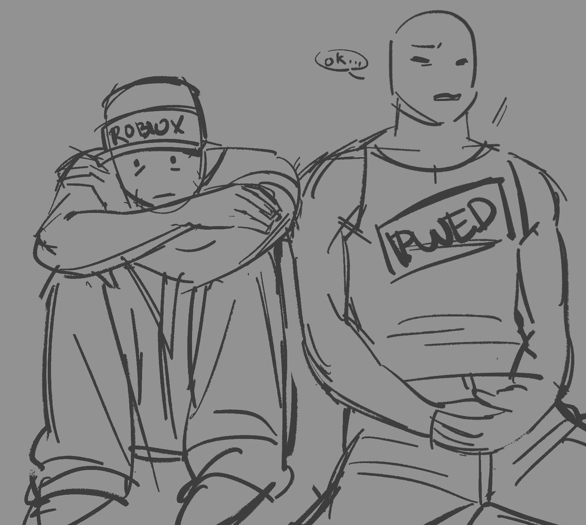 Axesooule's tweet image. #badthingsroblox #robloxart
