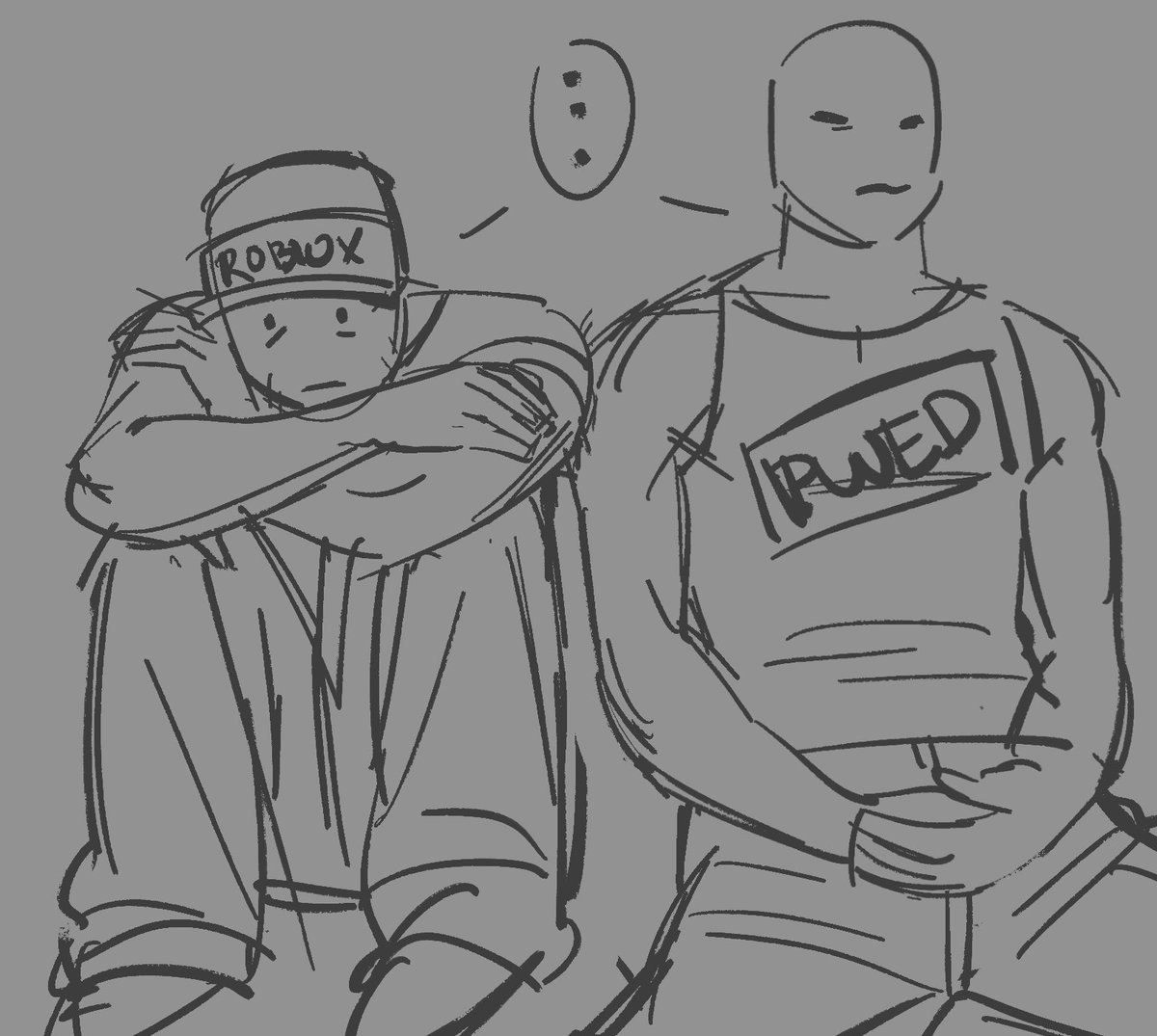 Axesooule's tweet image. #badthingsroblox #robloxart