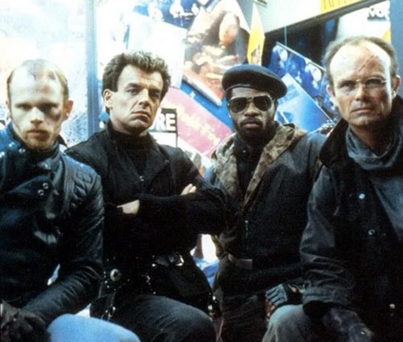 DeputyGroff's tweet photo. You’re telling me there’s a gang made up of bald guys, an Irishman, and an Asian, that works out of an empty warehouse-and it’s not SleepyCabin?🌙 https://t.co/bmY0doY05f