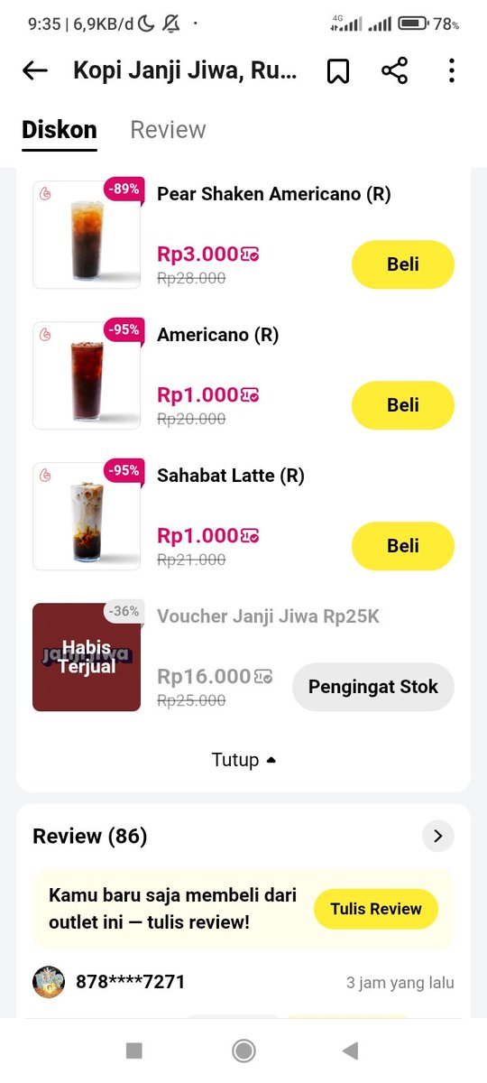 kiwimatchaa's tweet photo. Yang perlu kode referral qpon ini yaa kodenya C027F2. Lumayan banget kopi, roti dan berbagai merchant lain jadi murah, murce dan hemat. Kopi juga jadi seribuann. Silahkan pakai kodenya. Kalau masukkin referral juga nanti dapet kupon✨ https://t.co/gbMmuQ69Fr