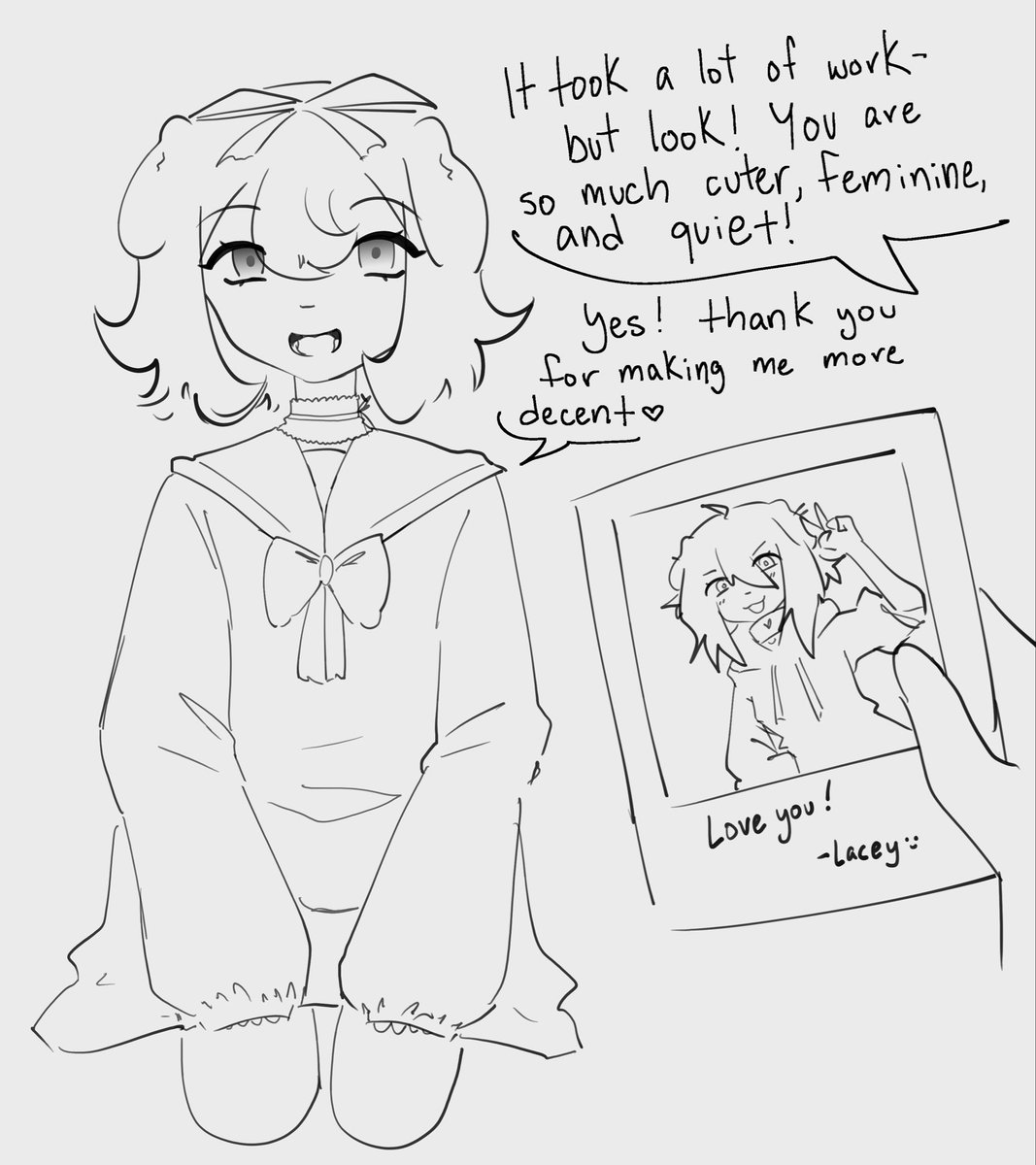 rnslivr's tweet image. polite and doll-like