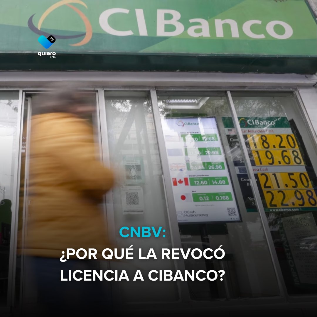 quierotvusa's tweet image. 🏦 #CIBanco revoca voluntariamente su licencia; el #IPAB protegerá depósitos hasta 400 mil UDIs (~$2.5 millones MXN) y los pagos comenzarán el 13 de octubre.

quierotvusa.com/cnbv-por-que-l…

📷 Imagen vía EFE