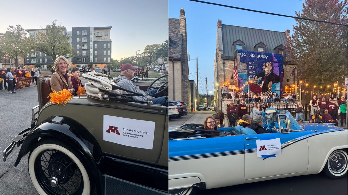 G.I.L.T.H.P. 〽️🐿️💛
(Geez, I love the homecoming parade!)
#umn #umnhomecoming #umnproud