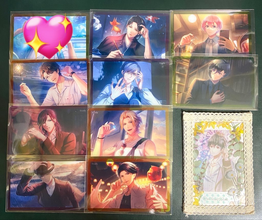 【交換】スタマイ　New Card Collection第三弾　コリモア

缶バッジ　クリカ 
◆譲　⭐︎今大路/夏目/⭐︎服部/朝霧/⭐︎荒木田/菅野/誠/京介/桐嶋/新堂/可愛/宝生 
◆求　⭐︎同種槙>神楽/大谷/桧山
(⭐︎↔︎⭐︎/槙含む交換優先)

郵送にて交換希望です。検索からでもお気軽にお声掛けください◎