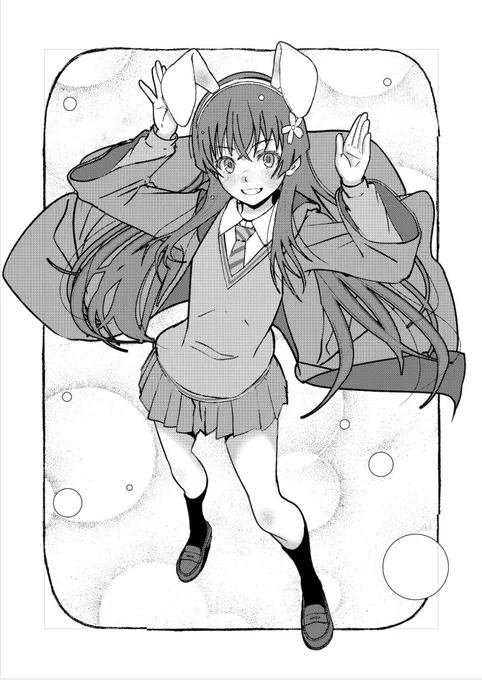 こんな感じになります。トーンを入れると艶っぽくなって良いですね。自分が上手くなったよう気持ちになります♪
夜までコピー誌収録お絵描きの仕上げ作業をして、コンビニでプリント&amp;oasis日本公演チケット発券に行く。 