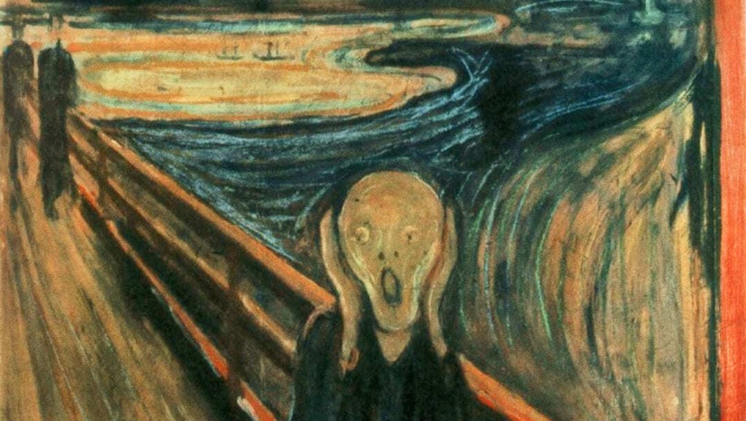 Я с детства видел в этой картине удивлённого пса с длинными висящими ушками.