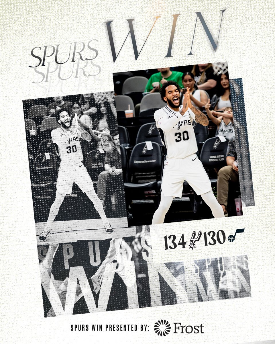 spurs's tweet image. Nothing like some preseason overtime action! 

@FrostBank | #sponsored