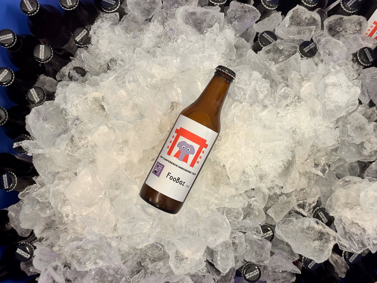 mu2in's tweet image. ぺちこん広島オリジナルラベルビールだ🍻 #phpcon_hiroshima