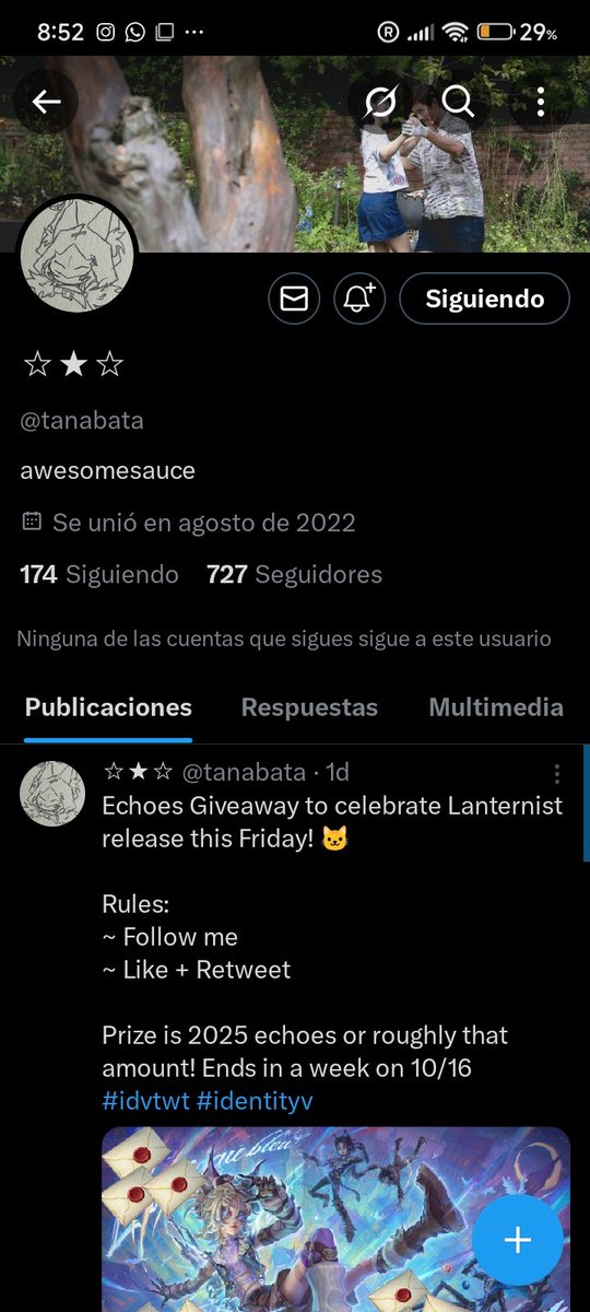 MeridaLevi1's tweet photo. @tanabata I hope it is me I would love it if it were me the winner https://t.co/XWuoPx8fxX