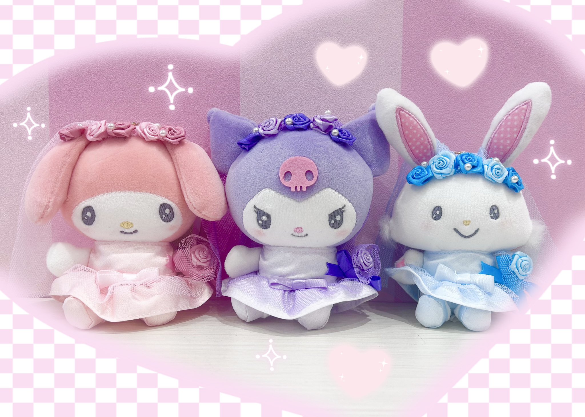 マイメロディ まとめ売り　50点 クリスマスプレゼントに マイメロディ50周年 マイメロ むにゅぐるみマスコット パーティーin