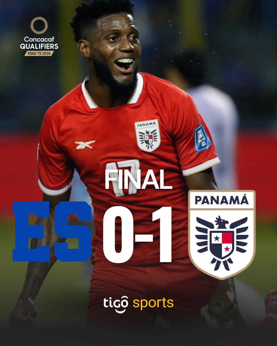 ¡VICTORIA DE PANAMÁ!🇵🇦🇵🇦🇵🇦

Con gol de José Fajardo, Panamá gana por primera vez en la historia en el Cuscatlán y suma su primer triunfo en estas eliminatorias. 

📸 @gettyimages