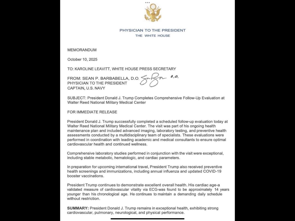 Do as I say…Not as I do‼️ Trump gets 2025 Covid booster‼️