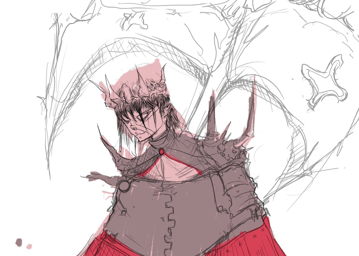 Character Concept: The Axe Queen.

“The Axe Queen smiles at you — would you smile back?”