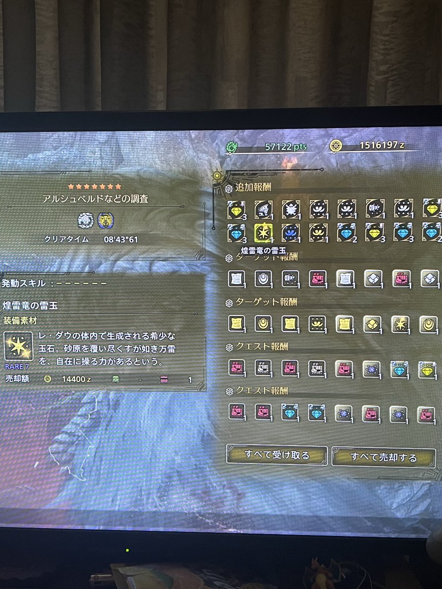 ほんと２キャラ目運が良すぎる。😂
#モンハンワイルズ