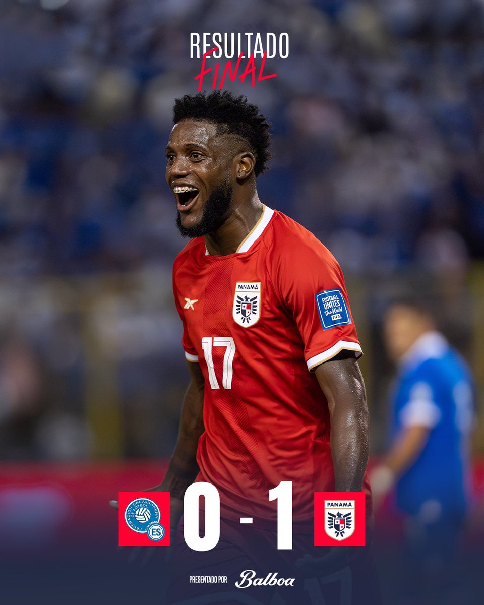 ¡VICTORIA PARA PANAMÁ 🇵🇦🔥! 

Gran triunfo de #PanamáMayor🇵🇦 que se lleva los 3 puntos de 🏟️ el Cuscatlán ante El Salvador 🇸🇻 por las Eliminatorias Mundialistas.

🇸🇻0-1🇵🇦
⚽️J. Fajardo

🏟️ Cuscatlán 
📺 <a href="/deportes_rpc/">Deportes RPC</a> y <a href="/tvmaxdeportes/">TVMAX Deportes</a> 

#SigoCreyendo
#MásPanameñosQueNunca